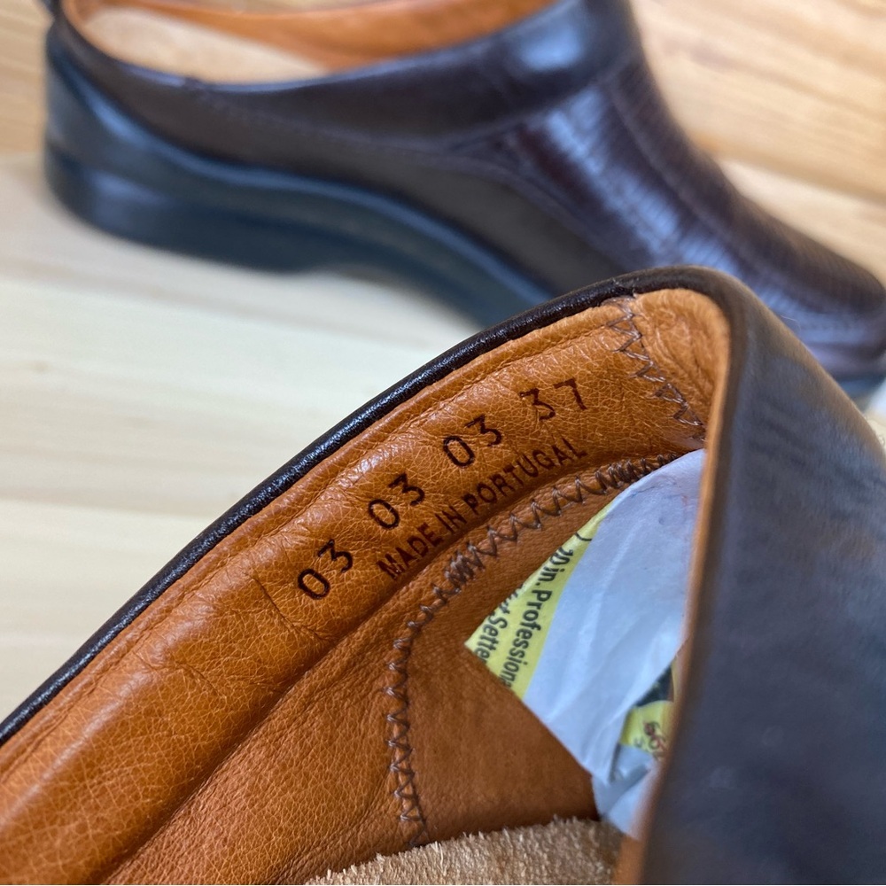 BIRKENSTOCK Footprints Women's Leather Mules Shoes Loafers Casual Flats 37 EUR - Picture 12 of 12